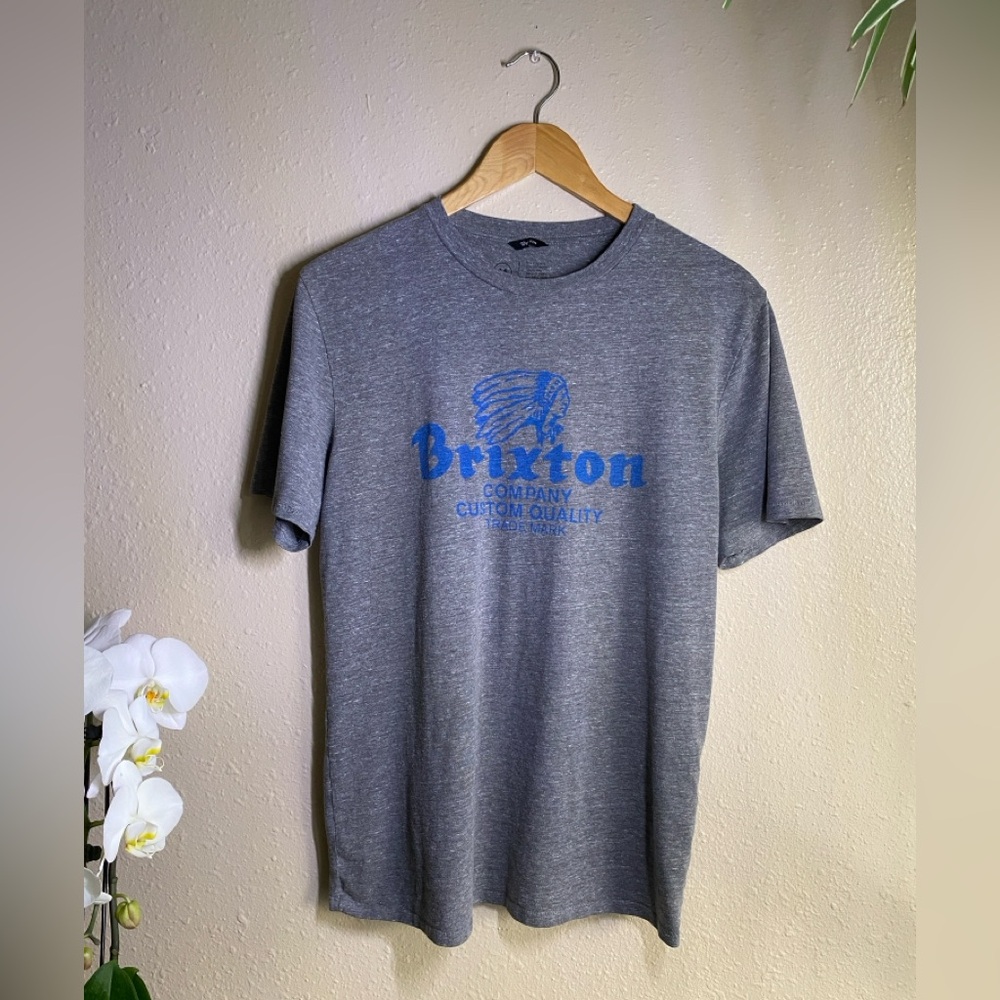 UO Brixton Grey Graphic Tee